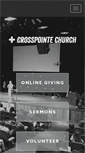 Mobile Screenshot of crosspointechurch.org